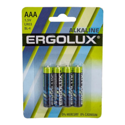 Ergolux Alkaline BL4 LR03 (LR03 BL-4