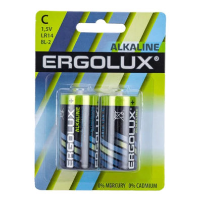 Ergolux LR14 BL-2 Батарейка
