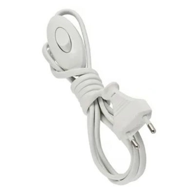 Переключатель-бра на шнуре с вилкой белый Makel (1/20/200)