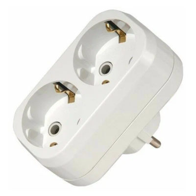 Разветвитель 2 гн. c/з 16А Makel (1/20/120)