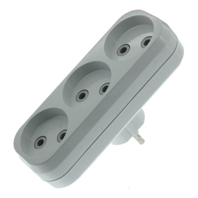 Разветвитель 3 гн. б/з 16А Makel (1/20/80)