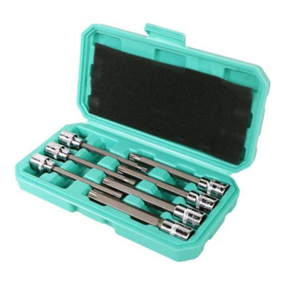 1045-18-Т7-110 Набор головок 3/8" 110мм TORX 7шт Т20-60 в кейсе Cr-V Sturm