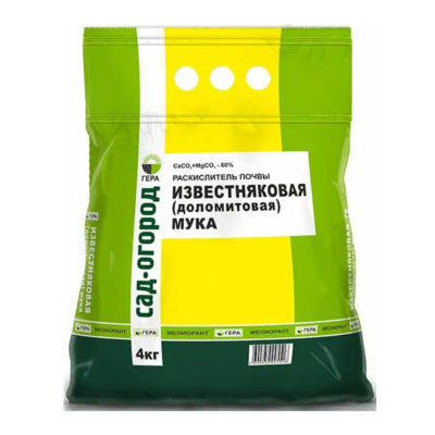 МУКА ИЗВЕСТНЯКОВАЯ (ДОЛОМИТОВАЯ) 4 КГ (6) "ГЕРА"