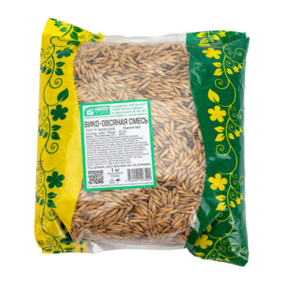 Вико-овсяная смесь 1кг. Зеленый уголок