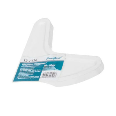 Шпатель для силикона "Сердечко"90*90мм