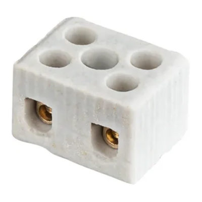 Колодка зажимная винтовая керамическая КЗВ NTB-HCR-2-24/WH 61706