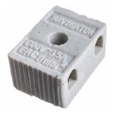 Колодка зажимная винтовая керамическая КЗВ NTB-HCR-2-35/WH 61707