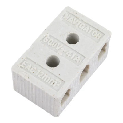 Колодка зажимная винтовая керамическая КЗВ NTB-HCR-3-41/WH 61712