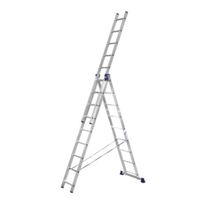 5309 ЛЕСТНИЦА-СТРЕМЯНКА 3 СЕКЦ. ПО 9 СТУП. "АЛЮМЕТ"