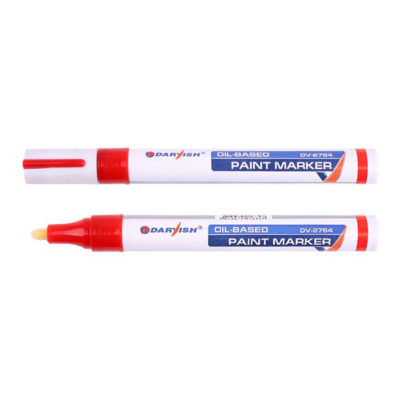 Маркер-краска на масляной основе красный