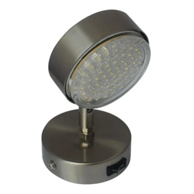 Ecola GX53-FT3173 Светильник светодиодный САтин-хром 150*80