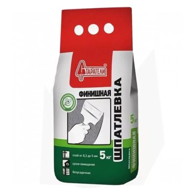 ШПАКЛЕВКА ФИНИШНАЯ ГИПСОВАЯ 5КГ СТАРАТЕЛИ