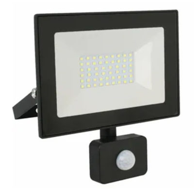 ULTRAFLASH LFL-5002S Прожектор с датчиком движения 50 Вт 6500 К черный