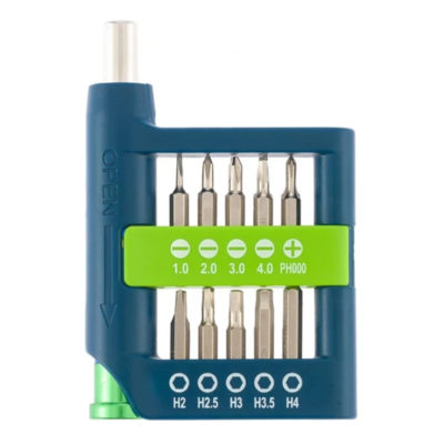 Отвёртка для точных работ с набором бит