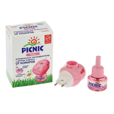 Фумигатор Пикник Бэби (жидкость+фумигатор)45 ночей