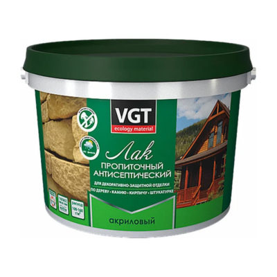 Лак акриловый для бань и саун 2