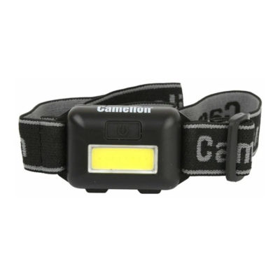 LED 5355 фонарь налобный черный 1ВТ 3 реж. 3ХААА