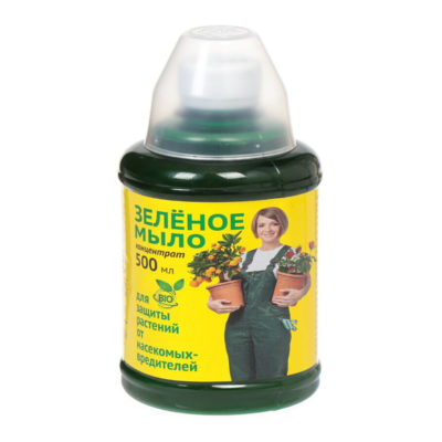 Мыло зеленое  500мл  с мерным стаканчиком (12)