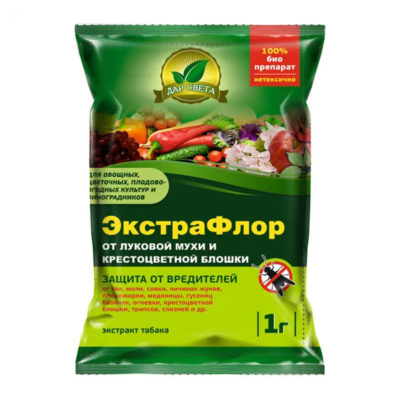 Экстрафлор от луковой мухи и крестоцветной блошки 1 гр.