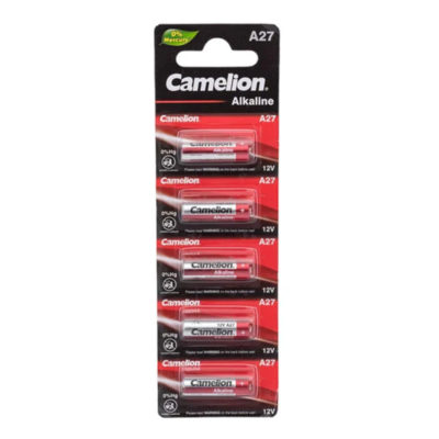 Camelion LR27A BL-5 Mercury Free (A27-BP5