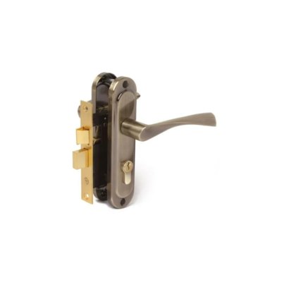 Замок врезной Avers 0827/60-C-AB бронза