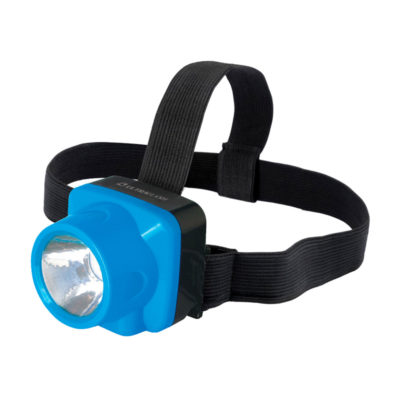 LED5375 Фонарь налобный аккум 220 В голубой