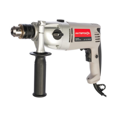 Эл.Дрель ударная Интерскол 16 мм 1000 Вт Реверс 2скор ДУ-16/1000ЭР