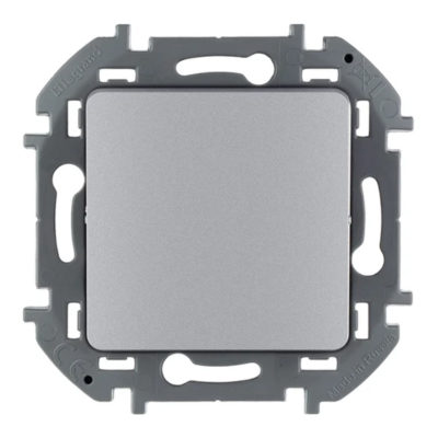 Механизм выключателя 1кл. INSPIRIA 10A алюминий