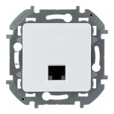 Механизм розетки комп. INSPIRIA RJ45 белая