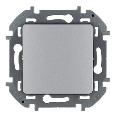 Механизм переключателя 1-кл. INSPIRIA 10A алюминий