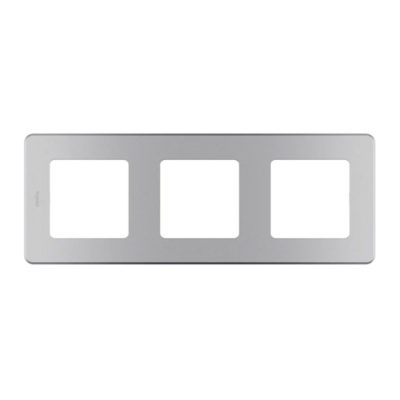 Рамка 3-м INSPIRIA алюминий