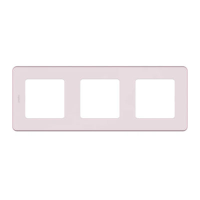 Рамка 3-м INSPIRIA розовая
