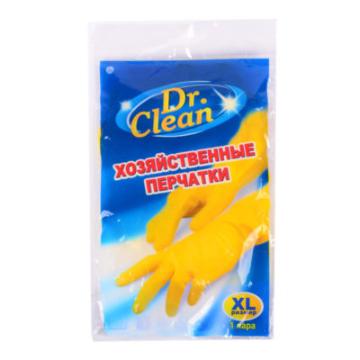 Перчатки резиновые хоз. Др.Клин (XL)
