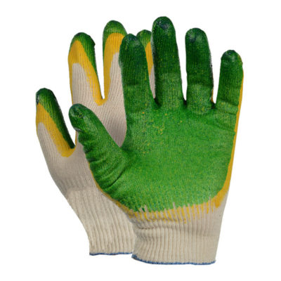 Перчатки 2-ой облив зелен.