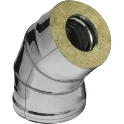 Сэндвич-колено угол 135* Ф150*210 нерж.