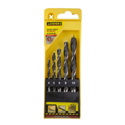 Набор сверел по дереву д.4