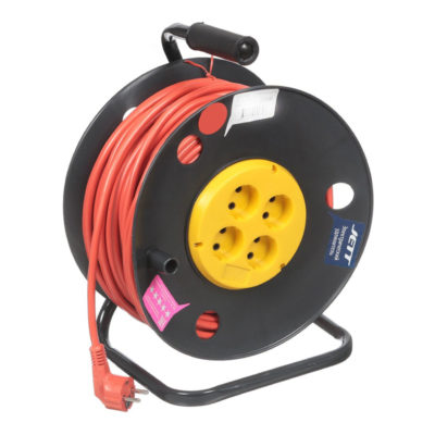 Удлинитель на катушке 4*50 м (ПВС 2*0