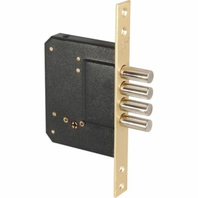 Замок врезной крестообразный 200-4MF/PB (латунь) 5 кл