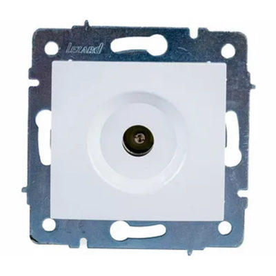 Розетка TV белая оконечная Nata Lezard (10/120)