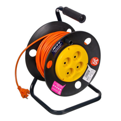 Удлинитель на катушке 4*30 м (ПВС 2*1