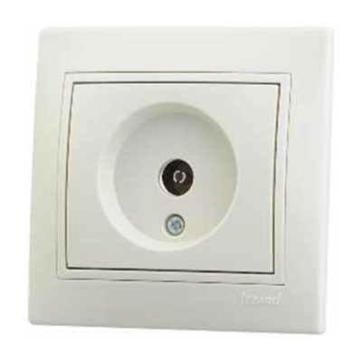 Розетка TV кремовая оконечная Mira Lezard (10/120)