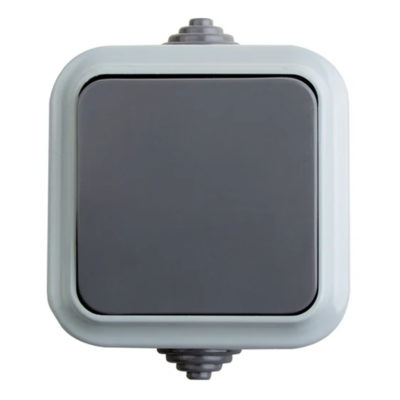 Выключатель 1ОП серый IP54 REXANT