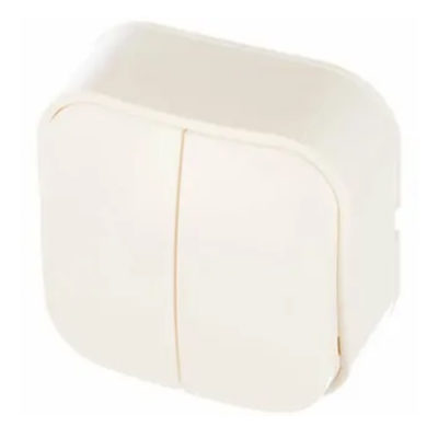 Выключатель 2ОП слоновая кость IONICH (ivory) (еврослот) UNIVersal