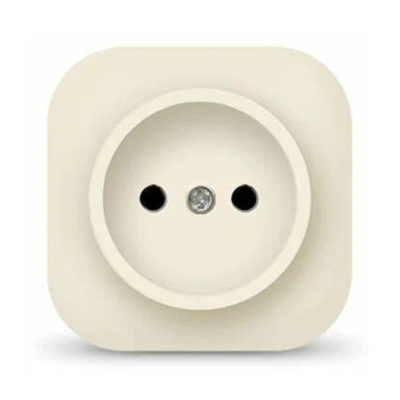Розетка 1ОП б/з слоновая кость IONICH (ivory) (еврослот) UNIVersal