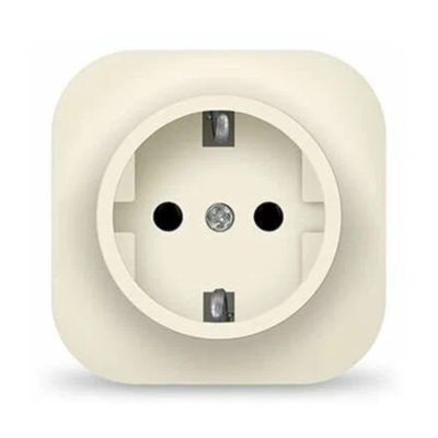 Розетка 1ОП с/з слоновая кость IONICH (ivory) (еврослот) UNIVersal