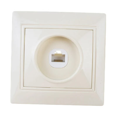 Розетка компьютерная слоновая кость IONICH (ivory) (еврослот) UNIVersal