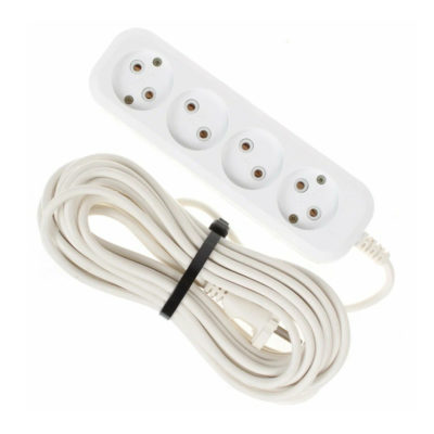 Удлинитель б/з 4*10м (ПВС 2*0