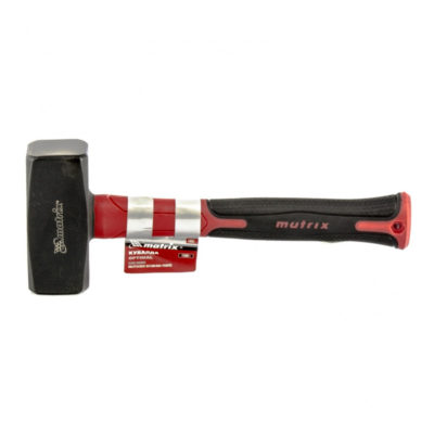 Кувалда "optima" 1500г. фибергласовая обрезиненная рукоятка Matrix