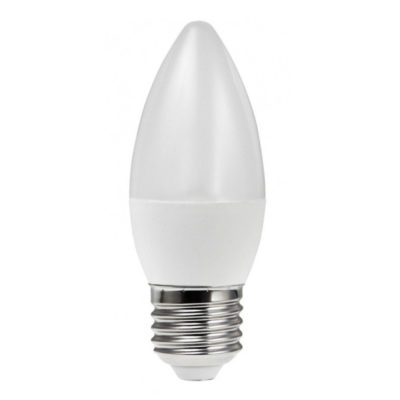 Лампа светод. LED 9.0W E27 6000K candle матовая (композит) Premium 100*37 Ecola