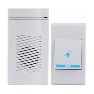 Звонок дверной безпроводной 32 мелодии 2хАА 2 базы